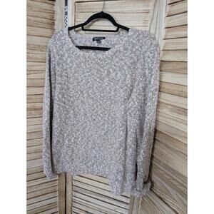 Buffalo By David Bitton Sweater Womens 2XL Beige Pink 4% Wool Pullover